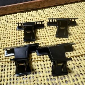 Set of Black Hair Clips